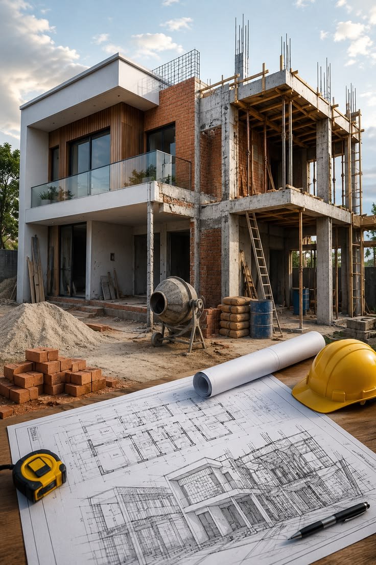 Estructura Muros y Planos en Terreno