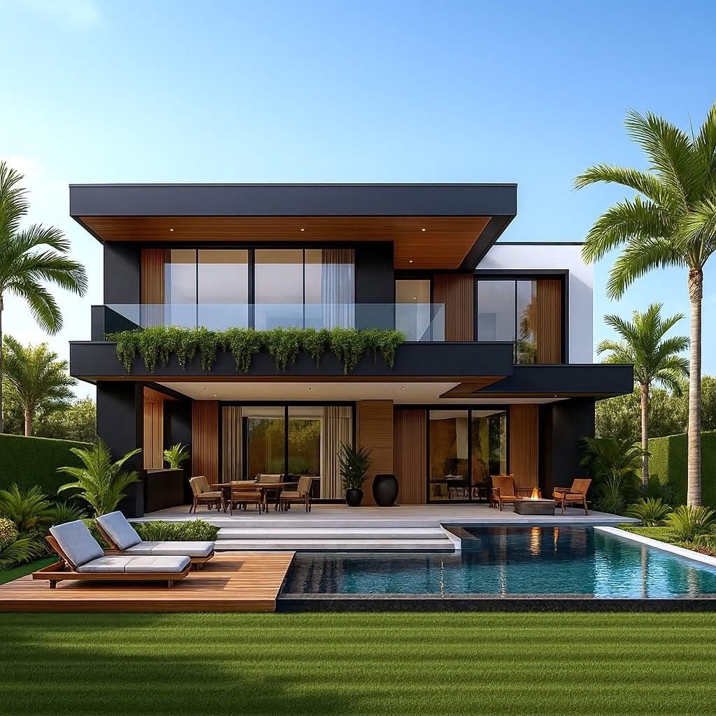 Piscina Arquitectónica con Deck