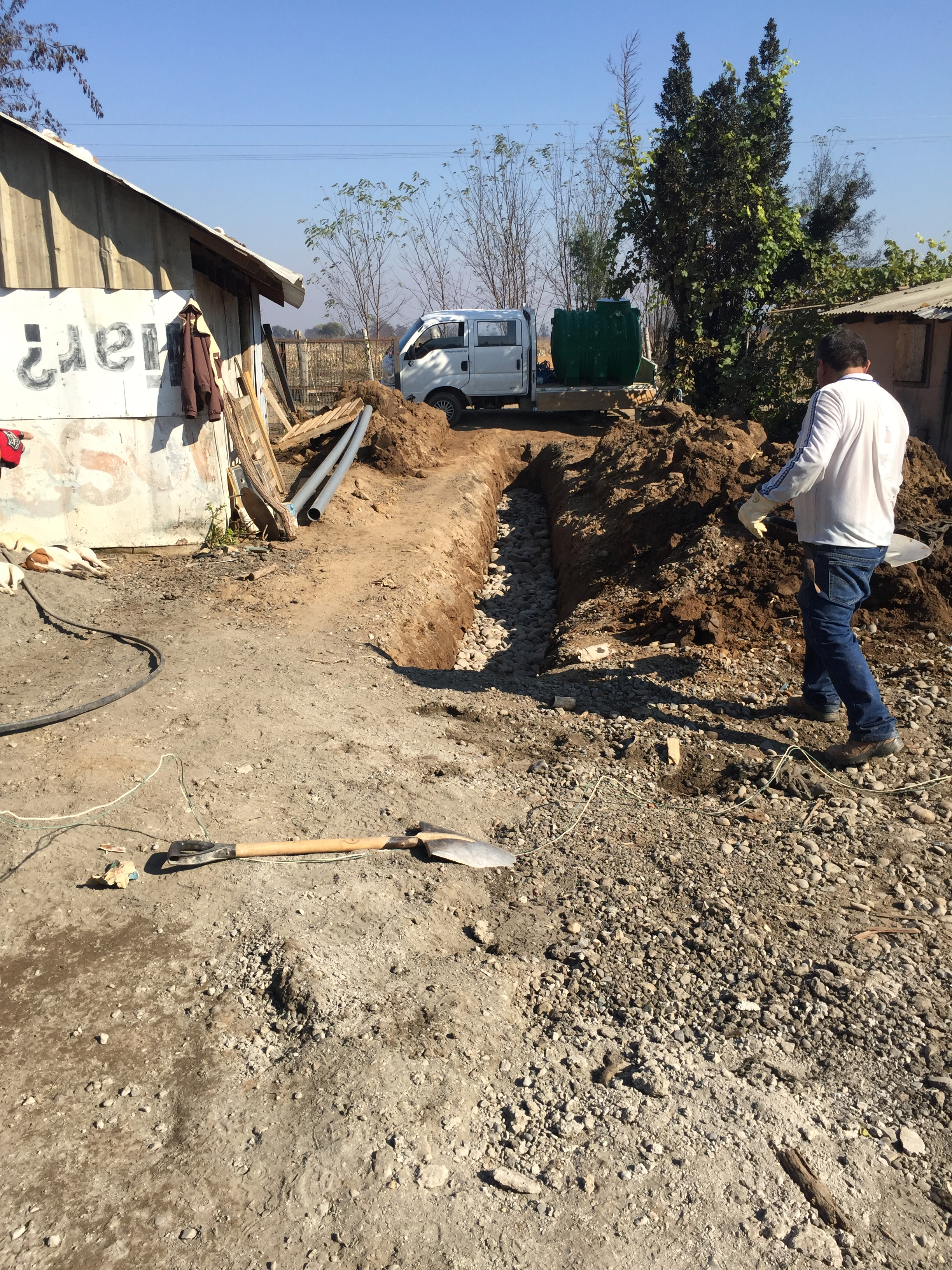 Instalaciones y canalización en terreno